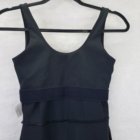 Girlfriend Collective Scoop Back Unitard Women's S Jumpsuit Black Ballet Yoga - Picture 10 of 16